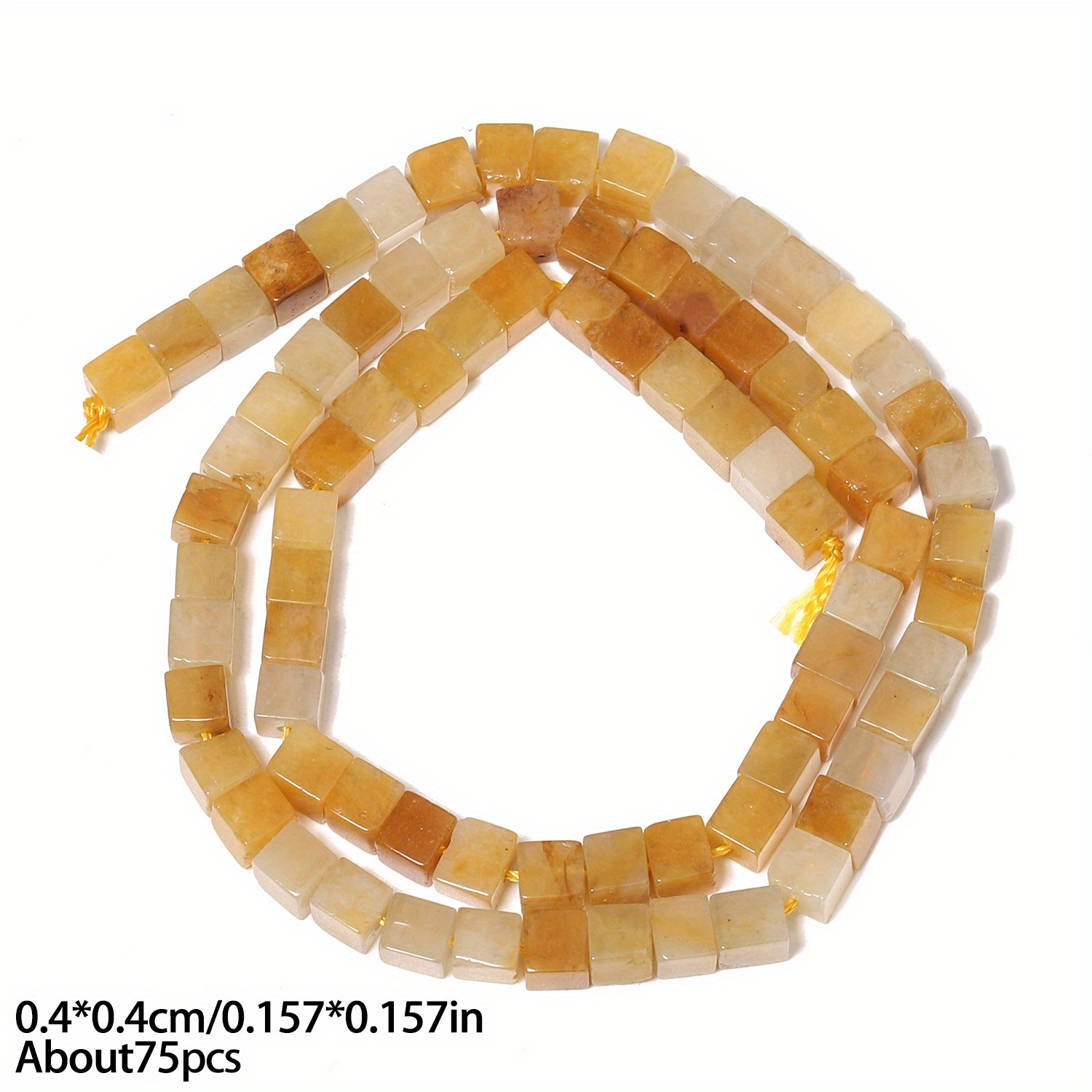 Natural Stone Cube Beads for DIY Jewelry Making